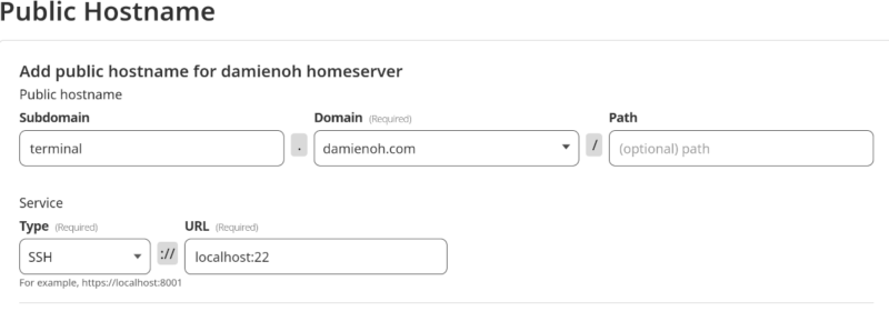 Cloudflare Create Ssh Tunnel