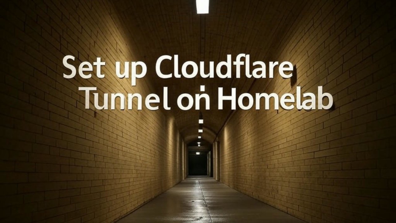 Cloudflare Tunnel On Homelab Featured